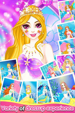 Make up Mermaid Princess – Ocean Beauty Makeup Salon Games for Girls, Kids and Teens screenshot 2