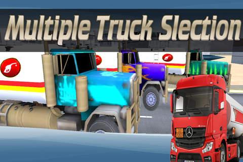 Oil Truck Simulator Free screenshot 4
