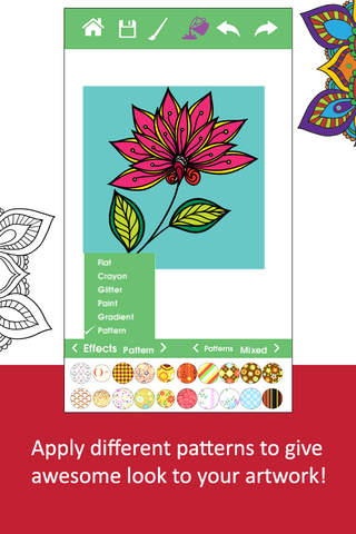 Color Relief Coloring Book for Adults-Free fun doodle painting & anxiety stress relieving color therapy pages screenshot 4
