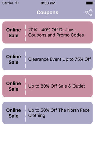 Coupons for Dr Jays Shopping App screenshot 2