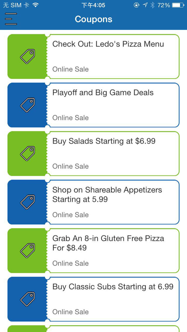 App Shopper Coupons for Ledo Pizza