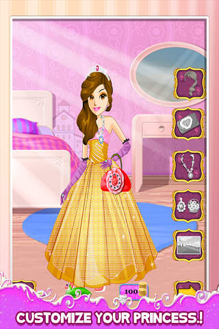 Princess Wedding Beauty Salon - Bride Dress Up, Makeup Fashion Makeover Games screenshot 2