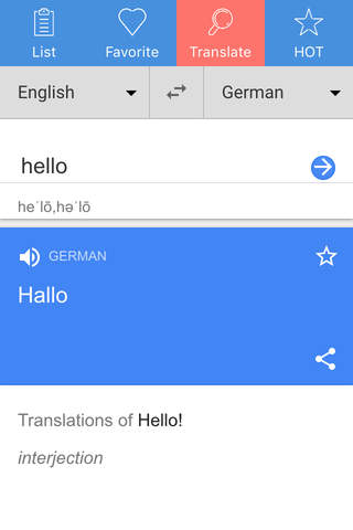 übersetzer for Google translate - übersetzer, wörterbuch, Englisch lernen screenshot 2