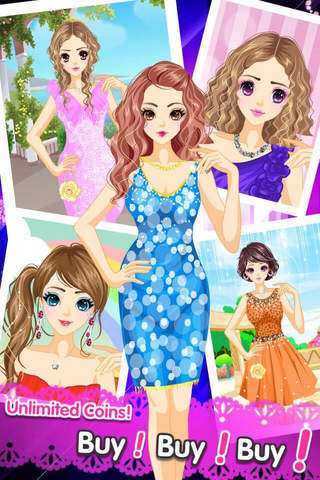 Prom Shop - Fashion Queen Dress Up Salon,Girl Funny Games screenshot 2