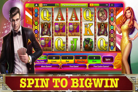 Classic 777 Casino Slots Of Dog: Free Game HD ! screenshot 4