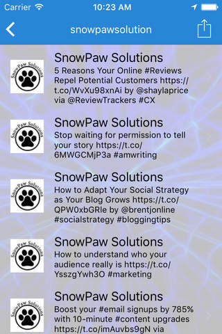 SnowPaw Solutions app screenshot 2