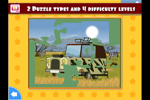 01# Jigsaw and sliding puzzle game for kids - free screenshot 2