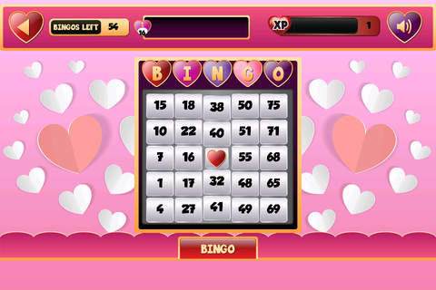 Be My Valentine BINGO Pro screenshot 2