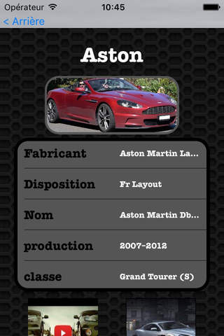 Best Cars - Aston Martin DBS V12 Edition Photos and Video Galleries FREE screenshot 2