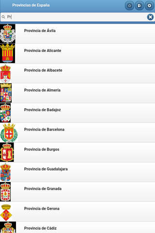 Directory of provinces of Spain screenshot 4