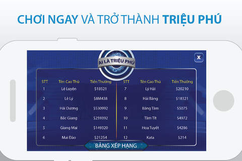 Ai La Trieu Phu - Mien phi the cao cung VTV3 2016 screenshot 4