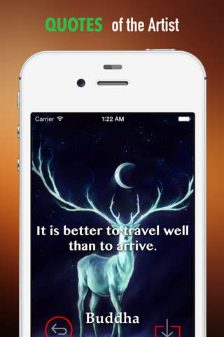 Glow Wallpapers HD: Quotes Backgrounds with Art Pictures screenshot 4