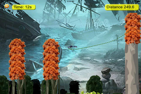 Crazy Pirate Rope Pro - Fly Escape And Amazing Heroes Game screenshot 2