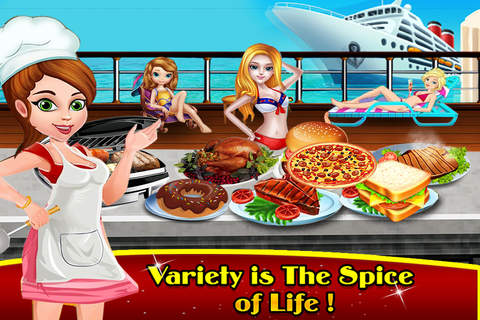 Cruise Ship Food Court 2 : Master-Chef Spicy Sea-food Restaurant n cafeteria pro screenshot 2
