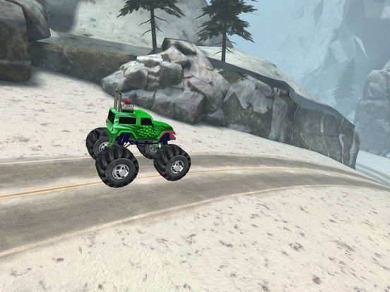 Скачать игру 3D Monster Truck Snow Racing- Extreme Off-Road Winter Trials Driving Simulator Game Free Version