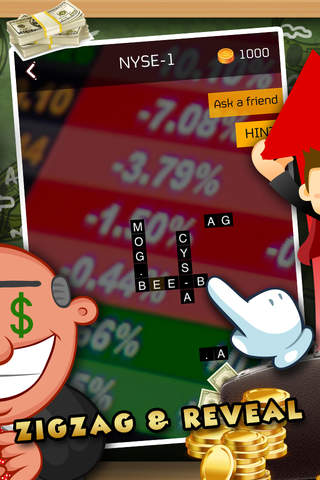 Words Scrabble : Find Stock Market & Shares Crossword Jigsaw Puzzle Free “ Business Billionaire Edition ” screenshot 2