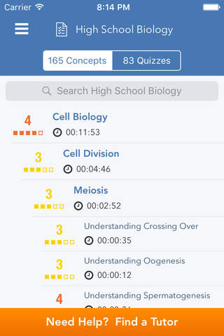 High School Biology Practice screenshot 4