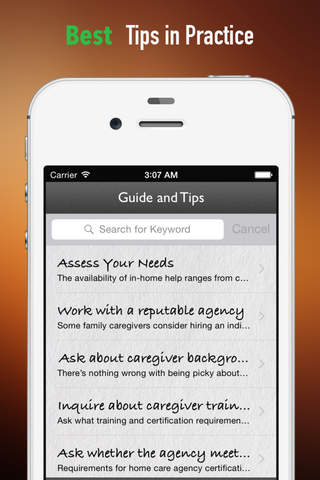 Hiring Home Caregivers:Family Guide screenshot 4