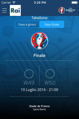 Rai Euro2016 screenshot 4