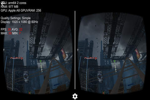 Tokyo 2048 - Virtual Reality VR 360 3D Benchmark screenshot 2