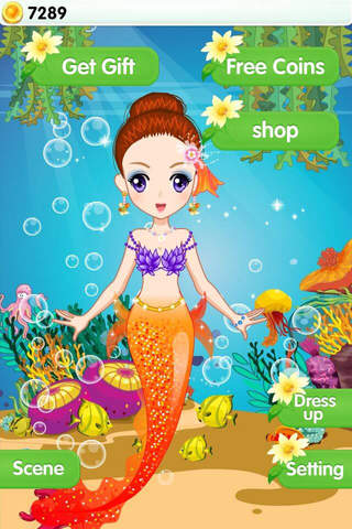 Princess Mermaid - Deep Sea Salon Games for Girls and Kids screenshot 4