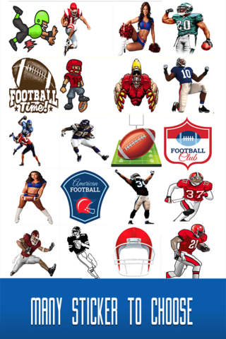 Undrafted - American Football Stickers screenshot 3