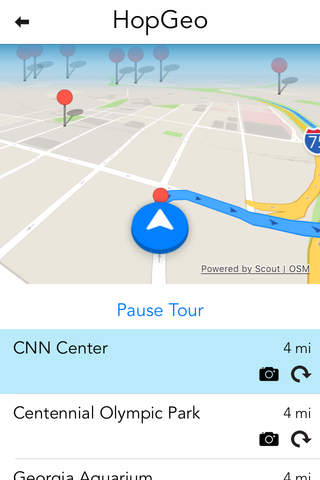 HopGeo - Quick driving tours with GPS navigation. screenshot 4