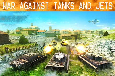 3D Assassin Sniper - Fight With Jet and Tank screenshot 3