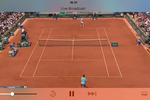 Roland Garros 2016 live scores and video streaming screenshot 2