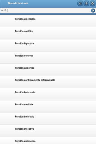 Types of functions screenshot 4
