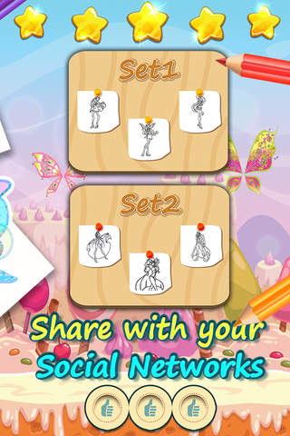 Drawing Desk Winx Club : Draw and Paint Coloring Books For Free screenshot 3