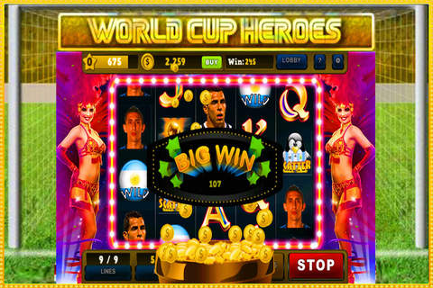 Mega Slots Casino Football Slots Games: Free Slots Of Jackpot ! screenshot 2