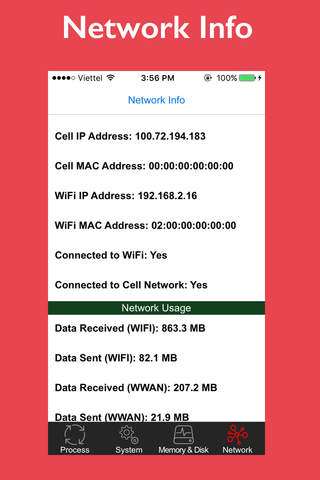 Device Checker Monitor - Memory & Disk & Network System – Scan Status Data Count Info screenshot 4