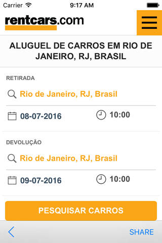 Rentcars.com.br - Aluguel de carros | Reserve o seu veículo agora screenshot 2