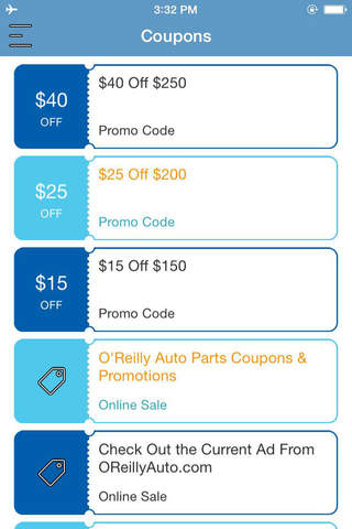 Coupons for O'Reilly Auto Parts screenshot 2