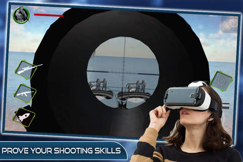 VR Modern Navy World War Adventure Free - Free shooting Game screenshot 2
