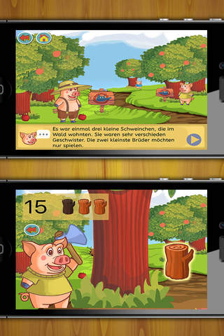 Interactive three little pigs screenshot 2