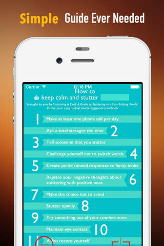 How to Stop Stammering: Self Help and Recovery Guide Tutorial screenshot 2