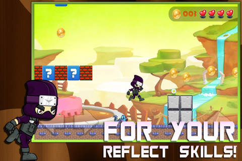 AAA Shinobi Chibi Running ! screenshot 2