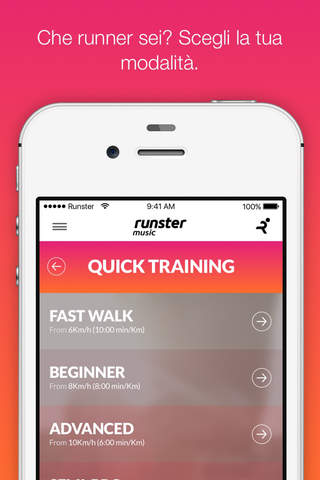 Runster Music screenshot 2