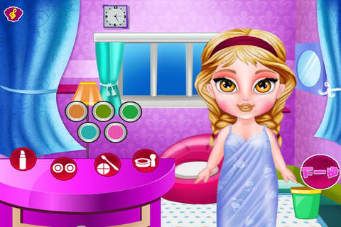 芭比公主游戏宝贝做spa - 女孩子们的美容、打扮、化妆、换装游戏 screenshot 3