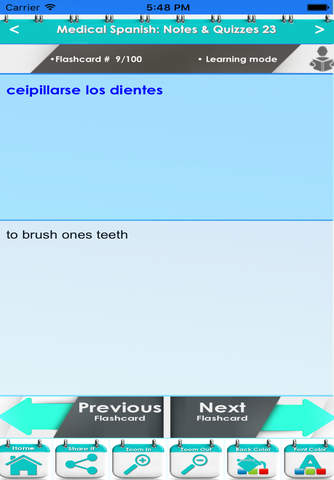 Medical Spanish: 5900 Terms, Phrases, Dialogues & Quizzes screenshot 2