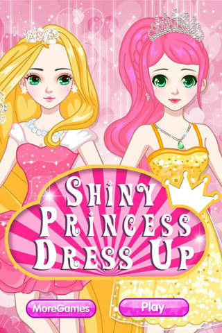Shiny Princess Dress up – Sweet Beauty Fashion Salon Game screenshot 4
