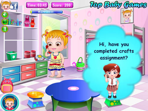 Скачать игру Baby Hazel : Craft Time