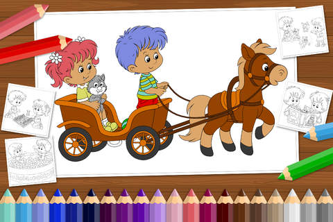 Coloring Book for Little Boys, Little Girls and Kids screenshot 3