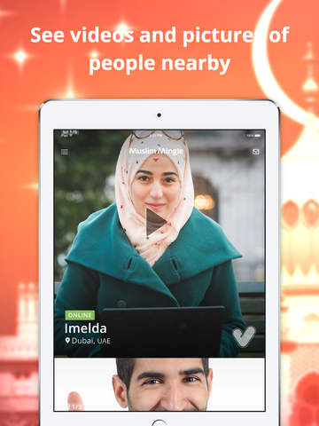 Muslim Mingle Free Community App - Meet & Chat about Islam & Quran with Muslims Nearby - iPad Edition screenshot 2