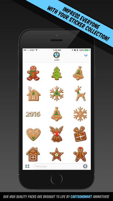 Christmas Cookie Stickers screenshot 2