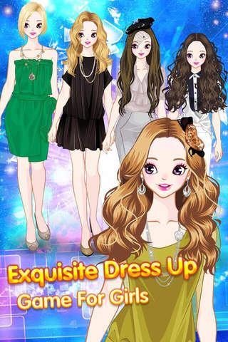 Girl's Evening Dress - Elegant Gorgeous Lady Makeup Show, Girl Game screenshot 2