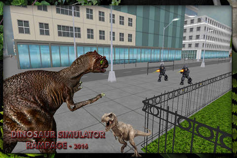 Dinosaur Simulator City Rampage Free screenshot 3