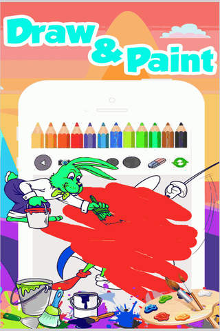 Coloring For Kids Games Daffy Duck Edition screenshot 2